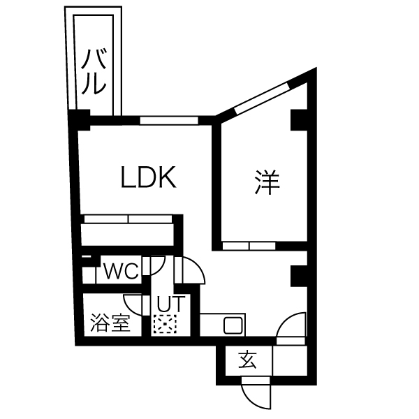 ※募集終了【空室募集中】703号室（1LDK）