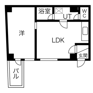 ※募集終了【空室募集中】205号室（1LDK）